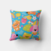ハッピージャングルピローカラフル – キッズクッション クッション (裏面)