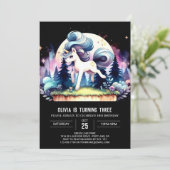 ハッピージャングルホース誕生日 招待状 (スタンド正面)