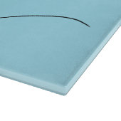 ハッピージャンプのキウイとボウタイ漫画デザイン カッティングボード (角)