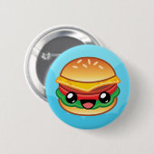 ハッピージャンプバーガー 缶バッジ (正面&裏面)