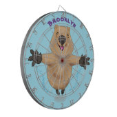 ハッピージャンプquokka漫画デザイン ダーツボード (正面左)