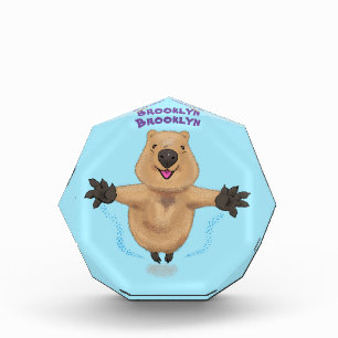 ハッピージャンプquokka漫画デザイン フォトブロック
