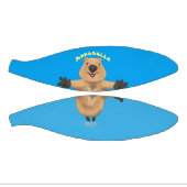 ハッピージャンプquokka漫画デザイン ミニバスケットボール (パネル)