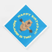 ハッピージャンプquokka漫画パーソナライズされたの誕生日 (コーナー)