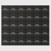 ハッピージュネッ祝グブラックインディペンデンスデー ラッピングペーパー (フラット)