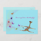 ハッピージュールカンパニーによるレインボー体操 ポストカード (正面/裏面)