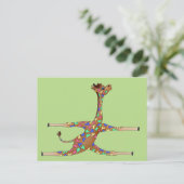 ハッピージュールカンパニーによるレインボー体操 ポストカード (スタンド正面)