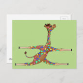 ハッピージュールカンパニーによるレインボー体操 ポストカード (正面/裏面)