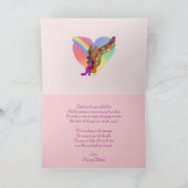 ハッピージュール社による虹のハーツ サンキューカード (内部)