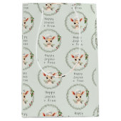 ハッピージョイフリーソブライアティパステル ミディアムペーパーバッグ (正面)