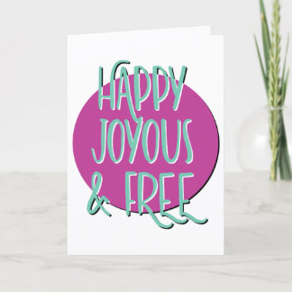 ハッピージョイ&フリースローガン記念日 カード