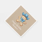 ハッピージンジャーブレッドカウボーイ スタンダードランチョンナプキン (角)