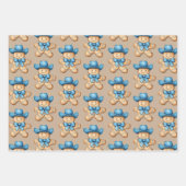 ハッピージンジャーブレッドカウボーイ ラッピングペーパーシート (正面)