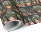 ハッピージンジャーブレッドマンクリスマス ラッピングペーパー (ロールコーナー)