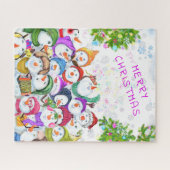 ハッピースおもしろいノーマンズメリークリスマスお祝い ジグソーパズル (横)