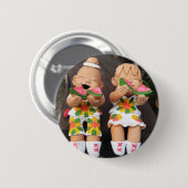 ハッピースイカフレンズ 缶バッジ (正面&裏面)