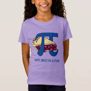 ハッピースイーツさくらんぼパイPIデイキッズ Tシャツ