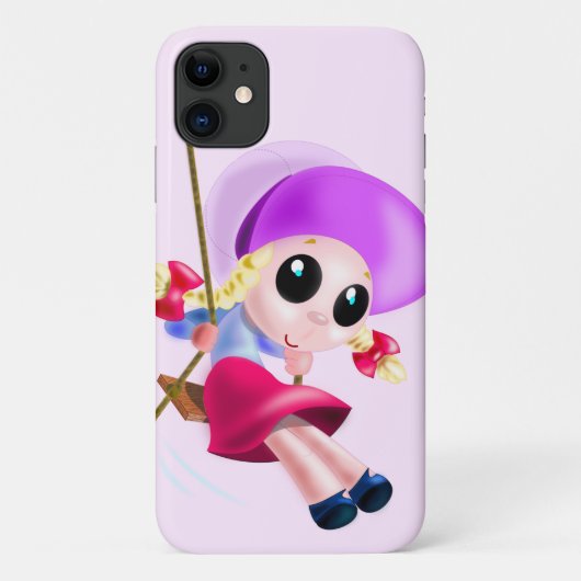 ハッピースウィングガールiPhoneケース Case-Mate iPhoneケース (裏面)