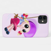 ハッピースウィングガールiPhoneケース Case-Mate iPhoneケース (裏面(横))