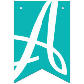 ハッピースウィート16ティール(緑がかった色)誕生日デコール バンティングフラッグ (第3の旗)