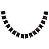 ハッピースウィート16バースデーパーティー バンティングフラッグ (全)