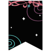 ハッピースウィート16バースデーパーティー バンティングフラッグ (第1の旗)