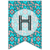 ハッピースウィート16バースデーパーティー バンティングフラッグ (第2の旗)