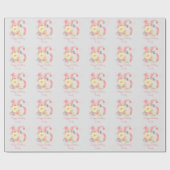 ハッピースウィート16フローラ16th誕生日 ラッピングペーパー (フラット)