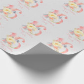 ハッピースウィート16フローラ16th誕生日 ラッピングペーパー (角)