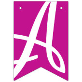 ハッピースウィート16明るい赤紫色誕生日デコール バンティングフラッグ (第3の旗)