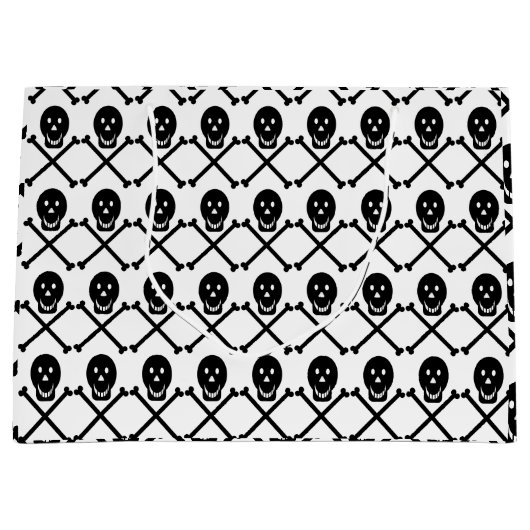 ハッピースカルクロスボーン抱き枕 ラージペーパーバッグ (正面)