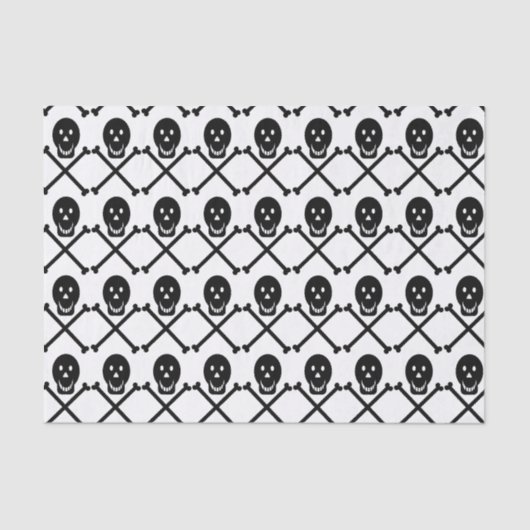 ハッピースカルクロスボーン2ティッシュペーパー 薄葉紙 (正面)