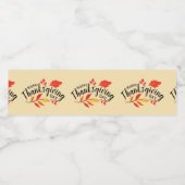 ハッピースカンクギビングデー ペットボトルラベル (シングルラベル)