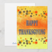 ハッピースカンクギブスデー シーズンカード (正面/裏面)