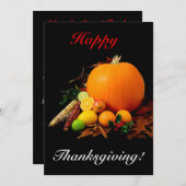 ハッピースカンクギブングス 招待状 (正面/裏面)