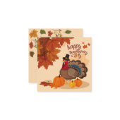 ハッピースカンクギブング ノートカード (正面/裏面インサイチュ)