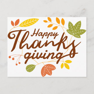 ハッピースカンクギブング ポストカード