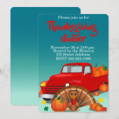 ハッピースカンクギブング 招待状 (正面/裏面)