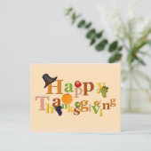 ハッピースカンクスギブン デザイン ポストカード (スタンド正面)