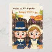 ハッピースカンクスギングデー ホリデーカード (正面/裏面)