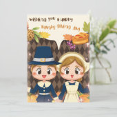 ハッピースカンクスギングデー ホリデーカード (スタンド正面)