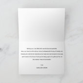 ハッピースカンクスギン　おりたたみホリデーカード　ありがとう サンキューカード (内部)