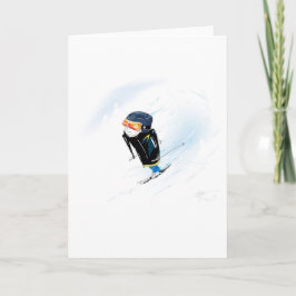 ハッピースキー誕生日 カード