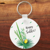 ハッピースクートルラフとエトロの水のカラーパターン キーホルダー (正面)