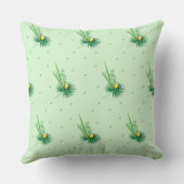 ハッピースクートルラフとエトロの水のカラーパターン クッション (裏面)