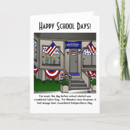 ハッピースクールデイズのグリーティングカード サンキューカード
