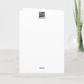 ハッピースクールデーグリーティングカード サンキューカード (裏面)