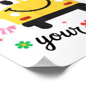 ハッピースクールバス新学期新学期キッド ポスター (角)