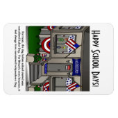 ハッピースクール日グリーティングカード マグネット (横)