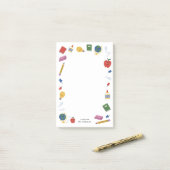 ハッピースクール用品先生 ポストイット (デスク上)